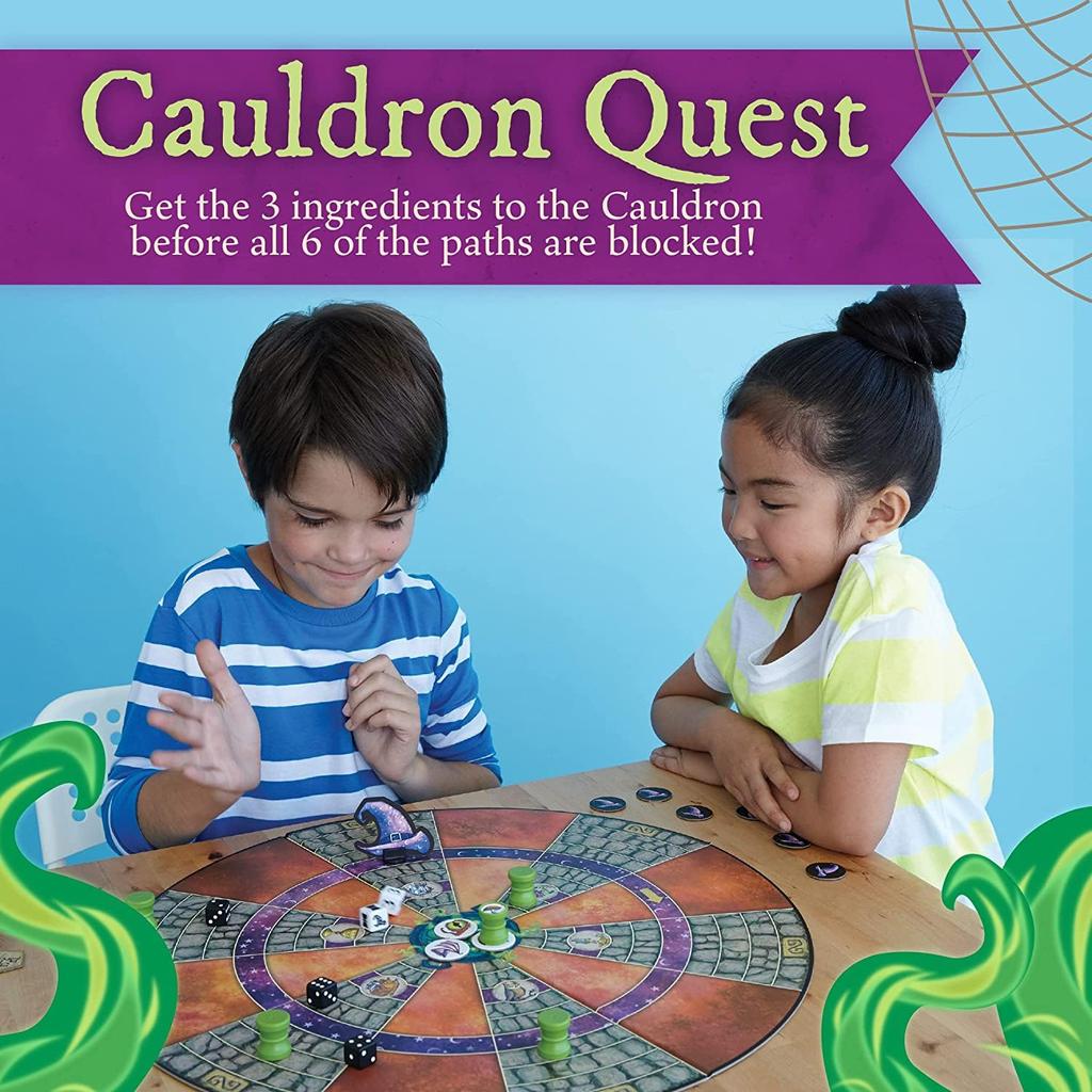 Peaceable Kingdom Children's Cooperative Board Game Cauldron Quest GMC6 Authentic