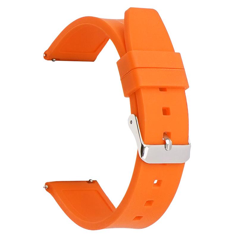 Водонепроницаемый силиконовый ремешок для смарт-часов с быстрой заменой 16-28 мм