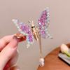 Moving Butterfly Hairpin Hanfu Fringe Hairpin Ancient Style Headdress Internet Celebrity Girl Side Clip Top Clip Bangs Clip