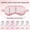 Sleeping Eye Mask 2 Pack, Soft Blackout Eye Mask for Men and Women, Sleeping Blackout Eye Mask for Supine and Side Sleepers, Nighttime Sleeping