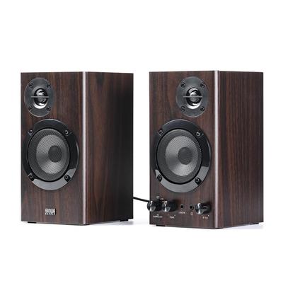 Sanwa Direct PC Speaker проводное подключение деревянный 60 Вт высокий звук регулируемый 3D объемный деревянный зерновой телевизор монитор компьютер с питанием от сети переменного тока 3,5 мм 400-SP114