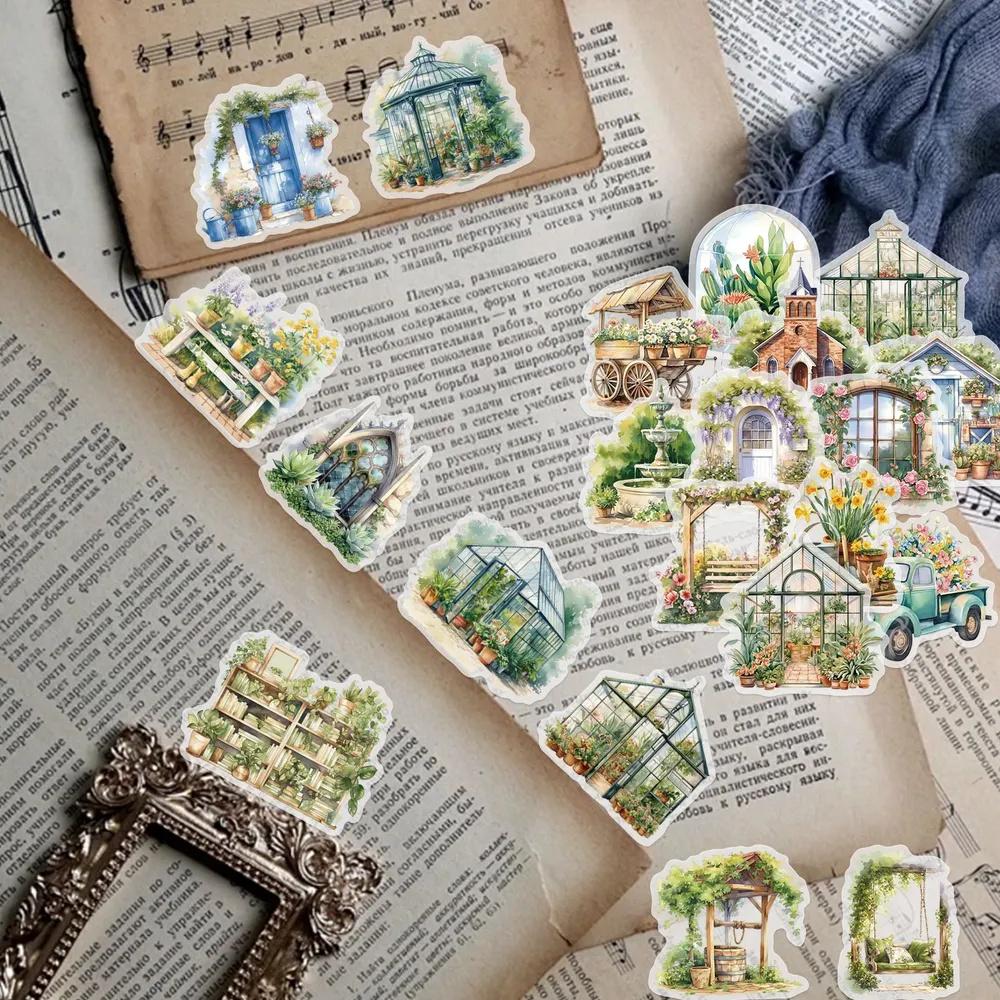 Набор из 50 прозрачных мультяшных наклеек-образцов - Прозрачные ПЭТ-наклейки