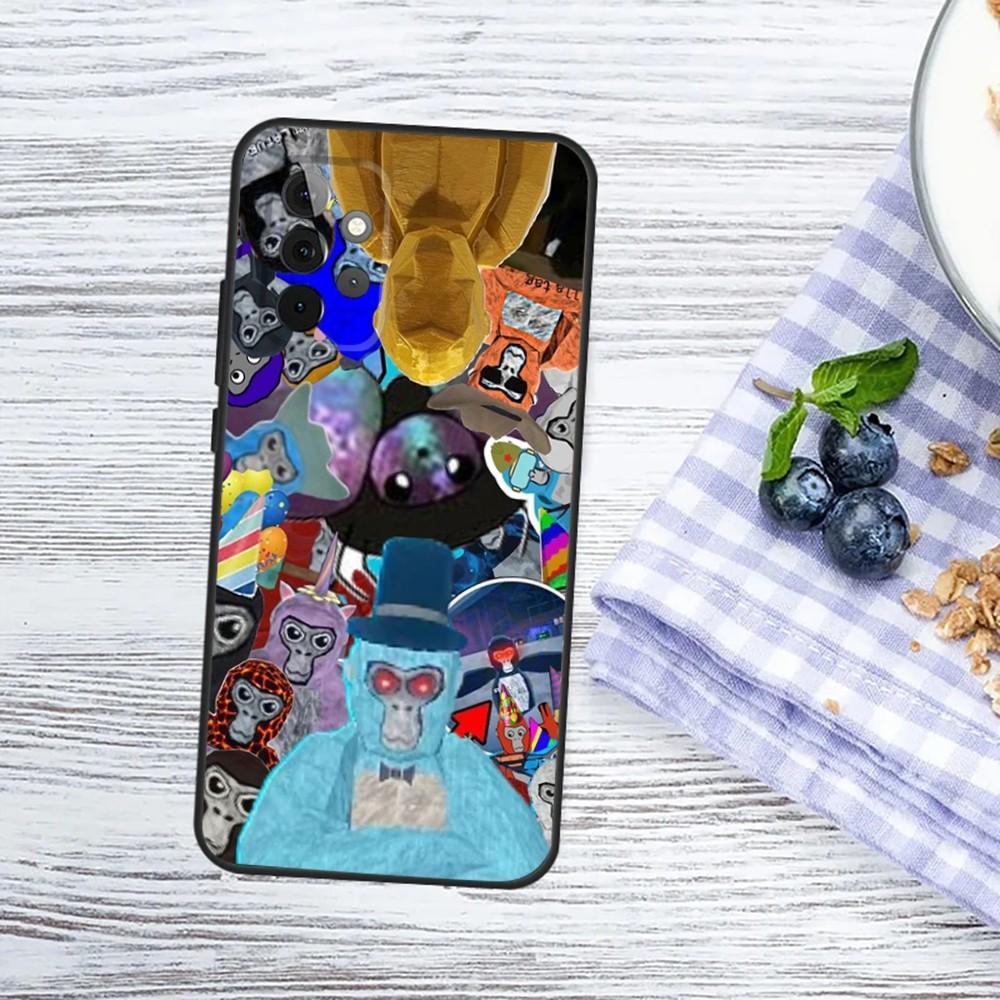 Чехол для телефона с рисунком обезьяны G-Gorilla TagS для Samsung Galaxy A13, A21s, A22, A31, A32, A52, A53, A71, A80, A91, мягкий черный чехол для телефона