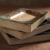Vintage Kiln Glaze Ceramic Rectangular Dinner Plate Set