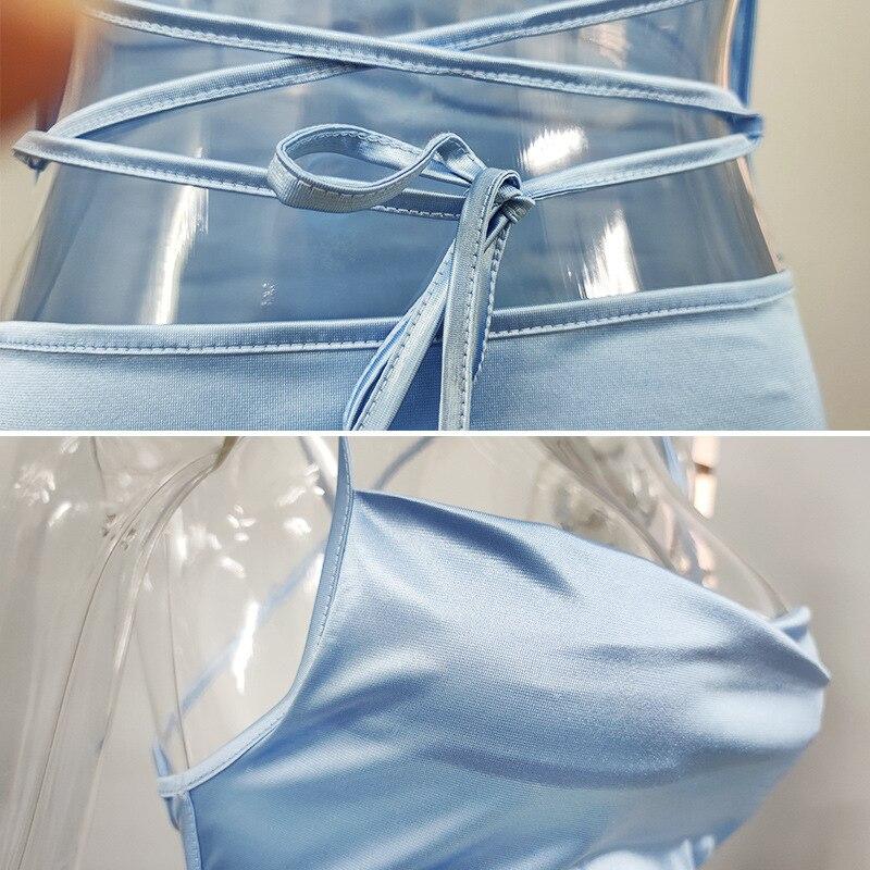 Elegant Summer Slip Short Dress Women Sleeveless Backless Bandage Sexy Mini Dresses Party Club Y2k Lady A-line Clothes 26018