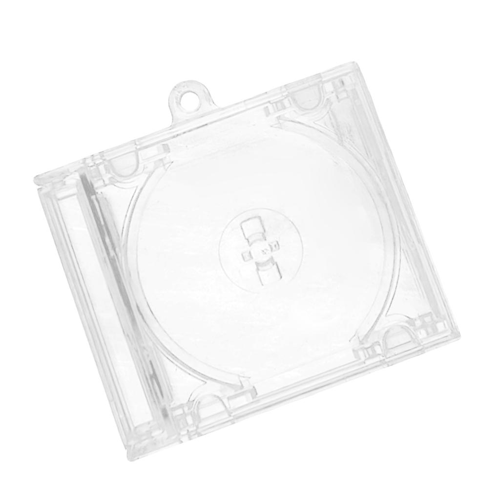 Акриловый брелок-подвеска в виде альбома для дисков, брелок в виде пустой коробки для дисков, подходящий для брелка-рюкзака, брелок-зажим для цепи