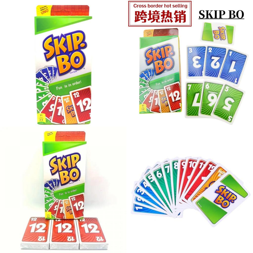 Захватывающая карточная игра Skip Bo, идеально подходящая для семейного веселья и дружеских посиделок