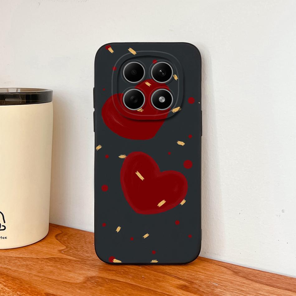 Чехол для Poco M8 Pro Милый дизайн Ударопрочный Защита для телефона Мягкий Жидкий Силикон Высокое качество Задняя крышка Для Poco M 8 M8Pro Capa