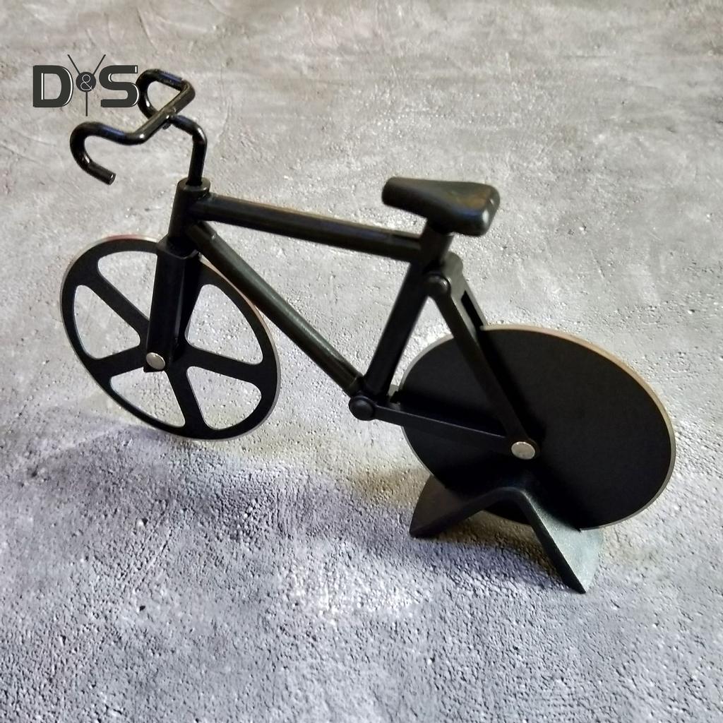 Новинка SW в форме велосипеда, резак для пиццы, двухколесный слайсер, кухонный инструмент для домашнего декора