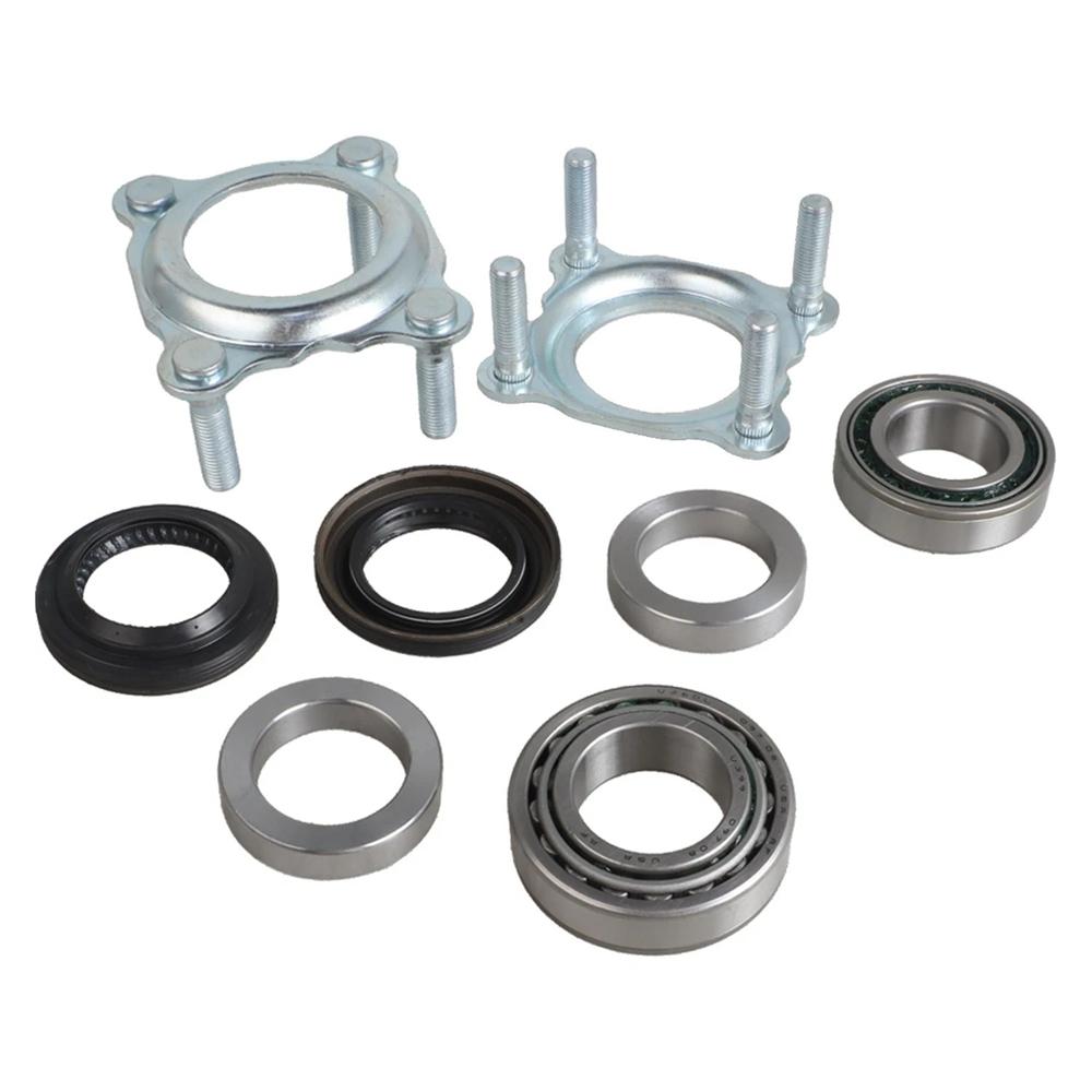 2 Set Rear Axle Bearing Seal & Retainer Kit For 2007-2018 Jeep JK Wrangler L & R