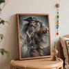 Disney Oil Painting DIY Digital Painting Pirate Captain Wall Art for the Living Room and Entryway Decoration.