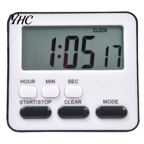 Dormitory Timer Kitchen for Cooking Magnetic Attraction on Fridge Oven Multifunctional Digital with Large Display Time Count-up Clock Student Manager