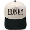 HONEY truck driver hat embroidery retro color matching baseball cap European and American men's and women's casual outdoor hat