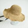 Шляпа-панама из соломы с жемчугом летняя для путешествий защита от солнца козырек шляпа-ведро новая соломенная для отдыха на море сетевая красная шляпа
