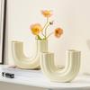 Скандинавский современный U-образный абстрактный арт-ваза украшения гостиная тумба под телевизор ваза для сухих цветов современные аксессуары для украшения дома