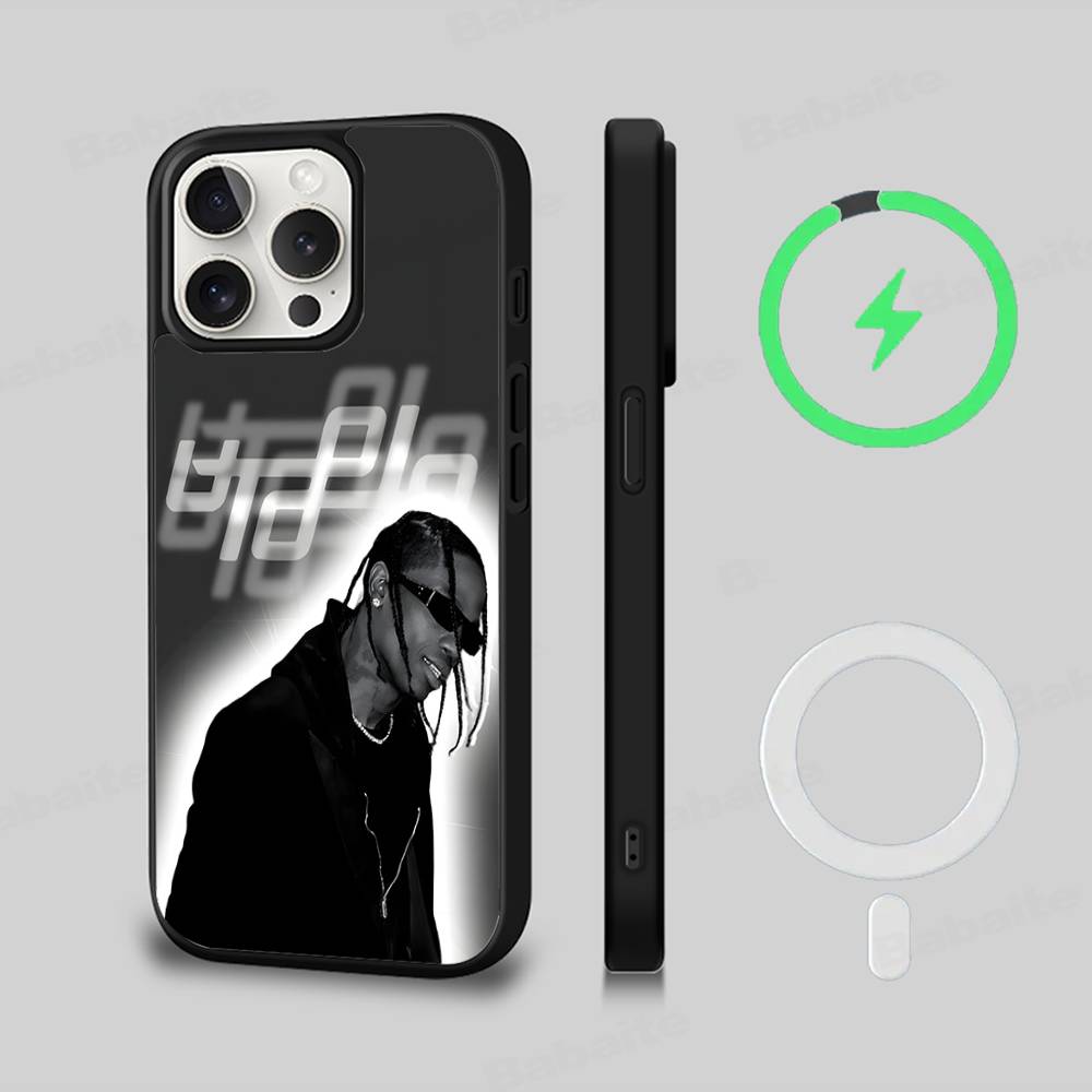 Роскошный чехол для телефона Travis Scott Cactus Jack для IPhone 17 16 15 14 13 12 11 Pro Max Plus Для Magsafe Магнитный корпус