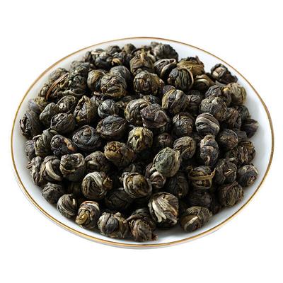 Чай из цветков жасмина 2024 г. Высшего сорта Жасминовый зеленый чай Dragon Ball с жасмином 125 г