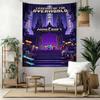 Minecraft Wall Decor Tapestry Art For Pet Memorial Birthdaywedding Party Backdrop Family Gift