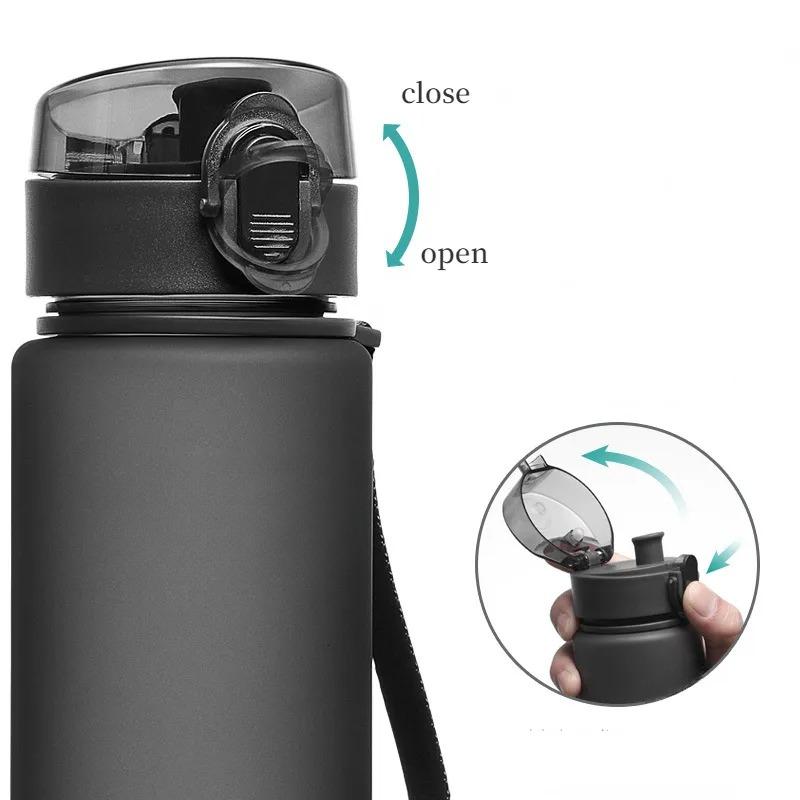 Матовая чашка для воды без BPA, 400 мл, 560 мл, пластиковая чашка для фитнеса, спорта на открытом воздухе, бутылка для воды, высокое качество, детская повседневная чашка для воды, бутылка для воды Водолея