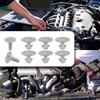 Lower Engine Cover Bolt Pin Screws, Radiator Engine Access Cover Pin and Lower Cover Bolt Lower Engine Cover Pin Screw Compatible with Honda Civic