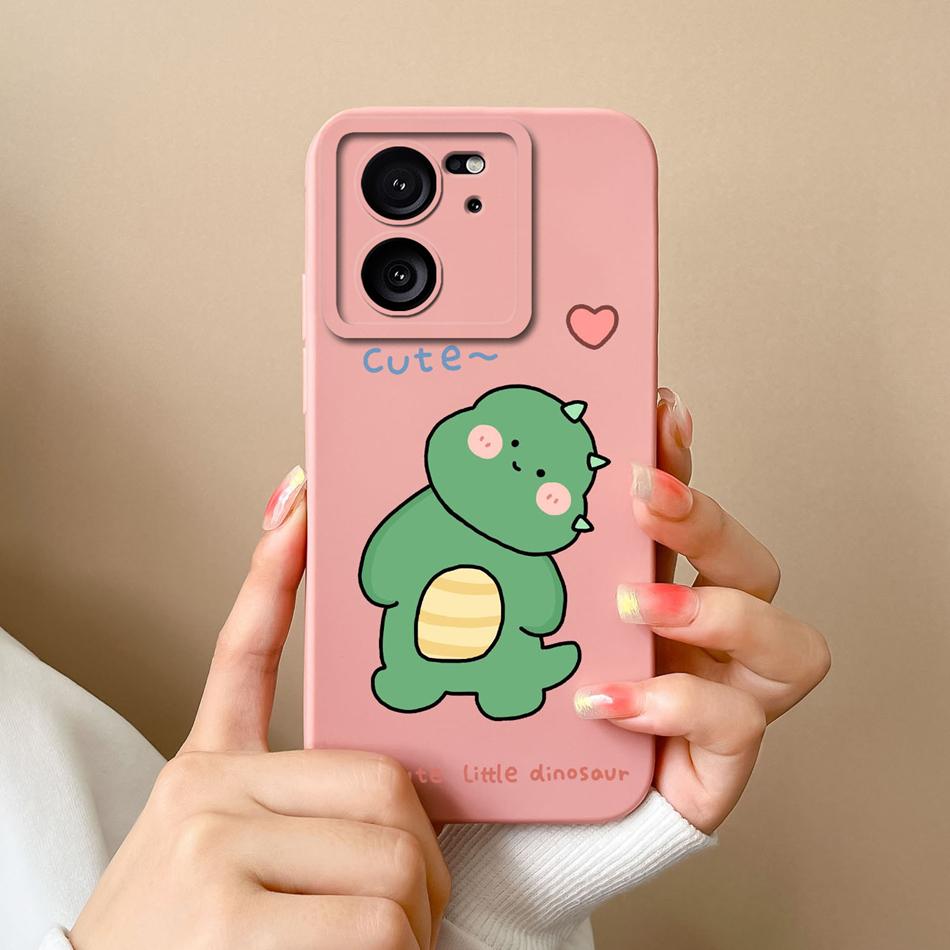 Милый Чехол Для Xiaomi 13T Pro Funda Мягкий Гладкий Жидкий Силикон Полная Защита Ударопрочный Корпус Телефона Для Xiaomi13T 13TPro Capa