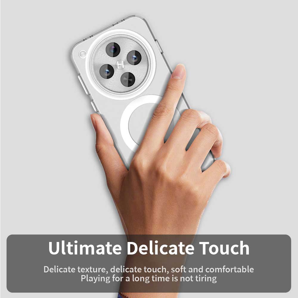 For Oppo Find X8 Pro 5G Case Compatible with MagSafe PC+TPU+PET Anti-Drop Phone Cover