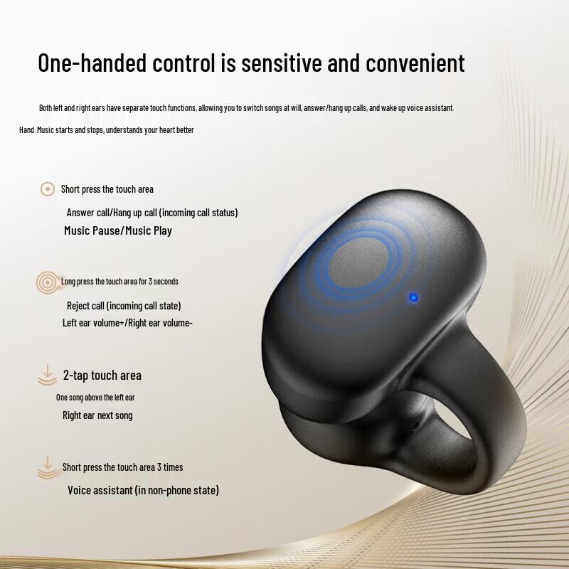 aigo TX02 Open-Ear Clip Bluetooth Sports Headphones