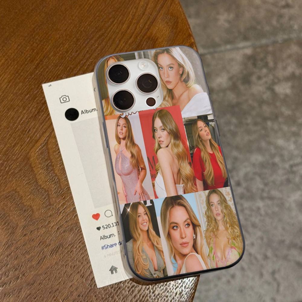 Певица Сидни С-Суини Для IPhone 17 16 15 14 Plus 13 12 11 Pro Max С ударопрочным защитным чехлом для телефона