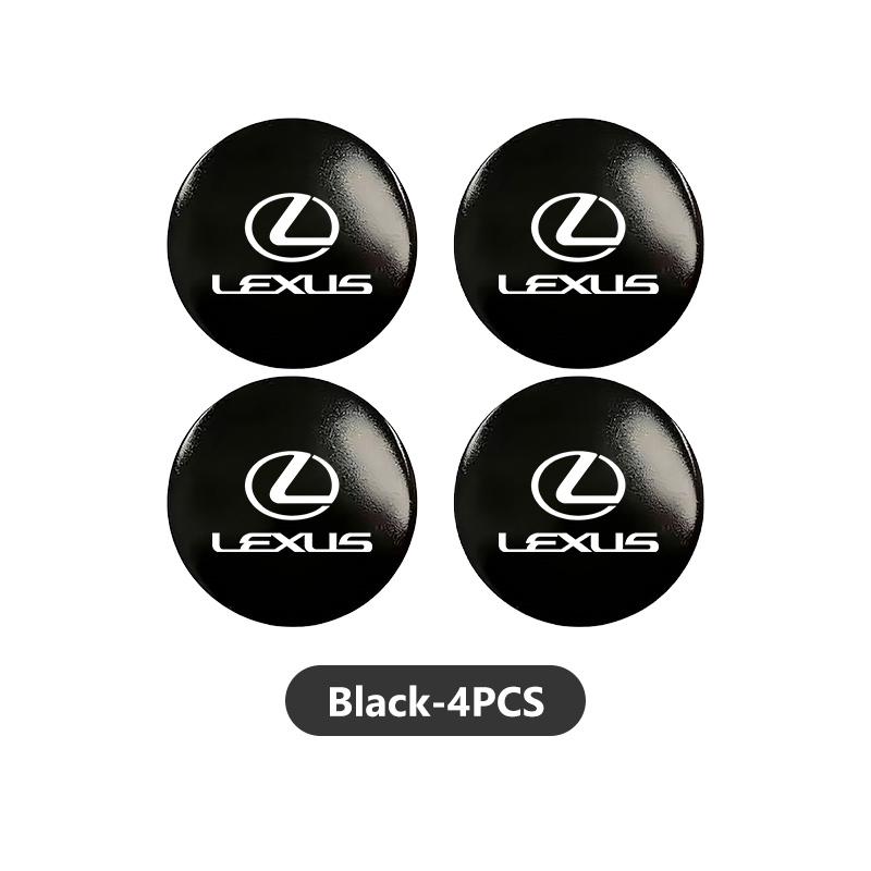 CKU5 For Lexus 56mm 4pcs Car Wheel Center Hub Cap Badge Logo Sticker RX 300 400 460 UX 200 NX LX LS GS 330 IS 250 300 GX