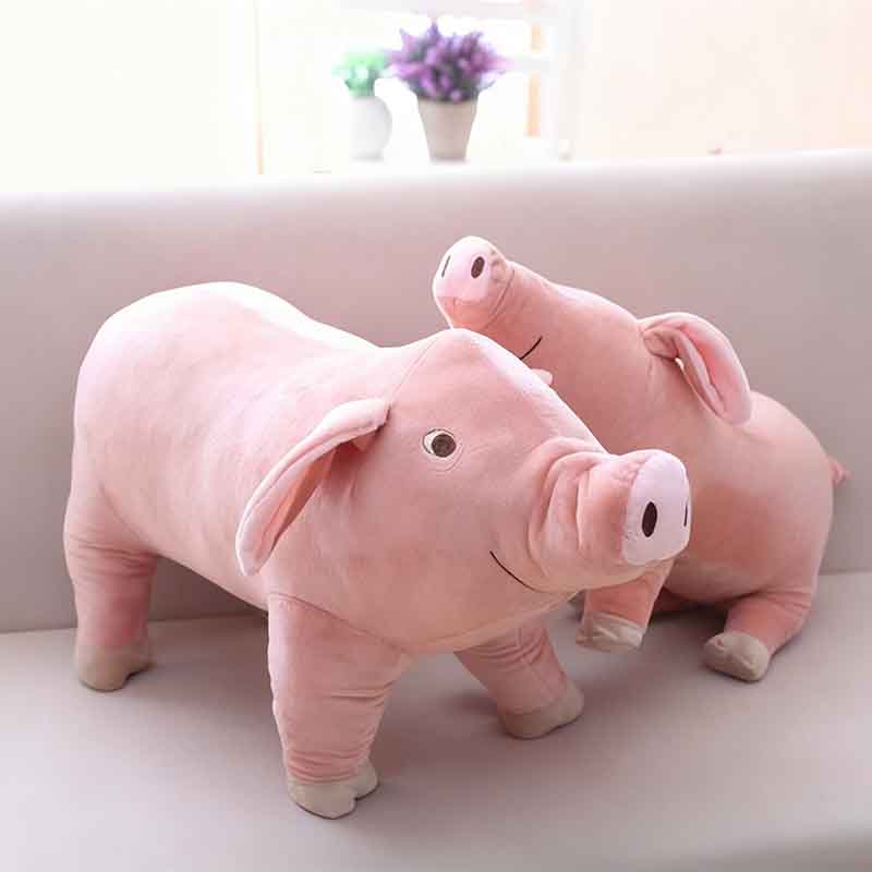 14/40 см Реалистичная Милая Мультяшная Свинка Плюшевая Игрушка Набитая Мягкое Животное Кукла-Свинка для Подарка на День Рождения Игрушка Кавайный Подарок для Девочек Кукла-Питомник