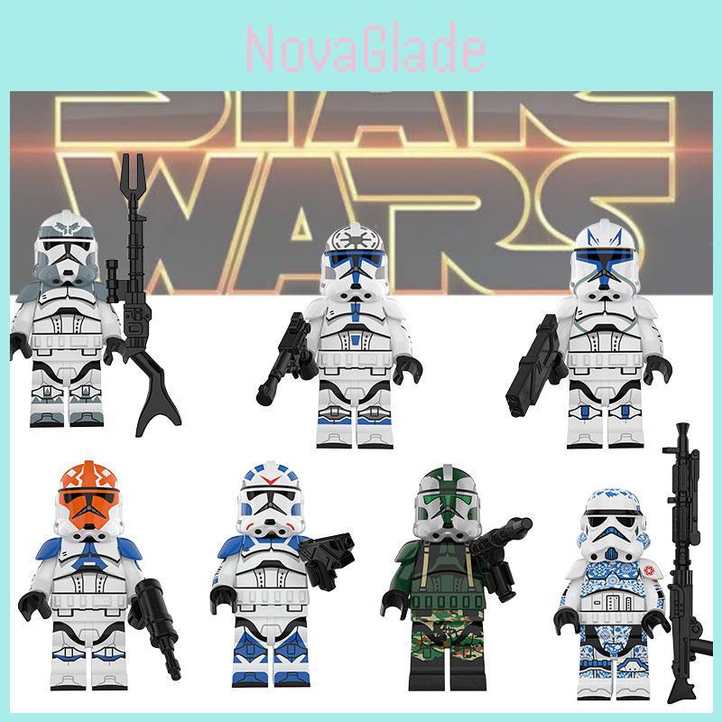 Interactive Star Wars Building Set For Children Plastic Material 4.5cm Height