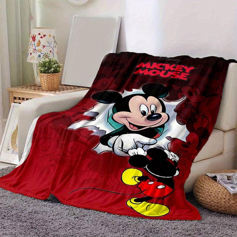 1 шт., Декоративное покрывало Disney Микки Маус для дома, Идеальный подарок для спальни, гостиной, путешествий, кемпинга, автомобиля