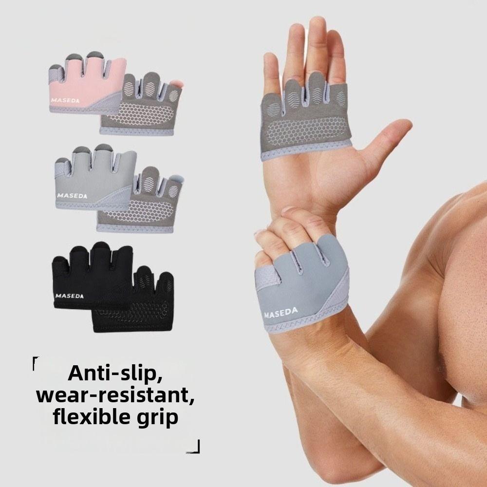 Four-Finger Sport Gloves Lightweight Half-finger Gloves Durable Workout Gloves Unisex