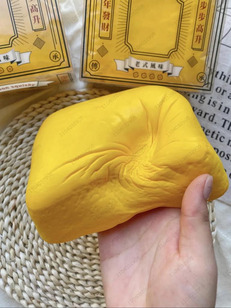 Супертолстый квадратный молочный рисовый пирог Сквиши Игрушка Медленно поднимающийся Влажный молочный пирог Хлеб Игрушки-антистресс Антистрессовые Игрушки ASMR для Детей и Взрослых