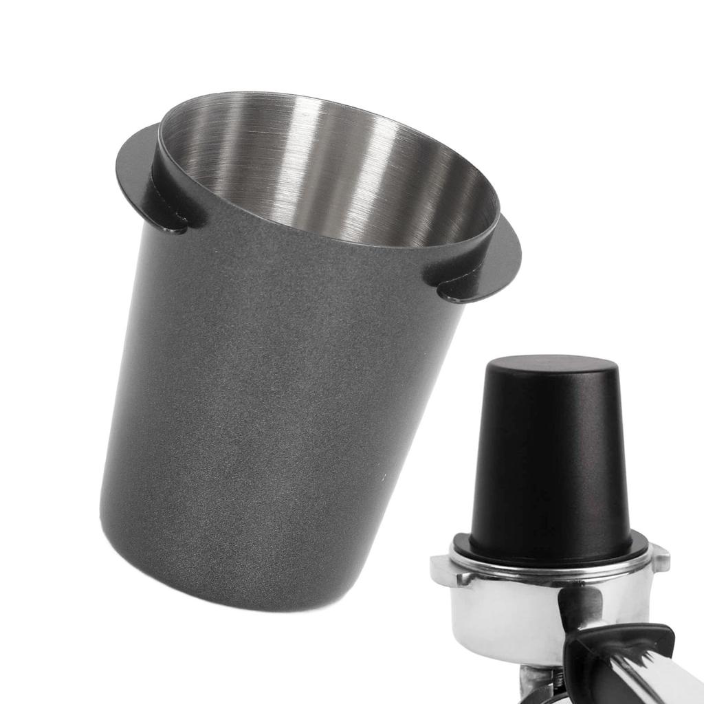 58mm Dosing Cup Stainless Steel Compatibility Polishing Coffee Dosing Cup Powder Feeder for Coffee