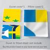 3Pcs Brazilian Football Federation Emblem Bedding Sets For All Sizes New 3D Printed Bed Cover Comforter Duvet Cover Pillowcase Bedroom Decoration
