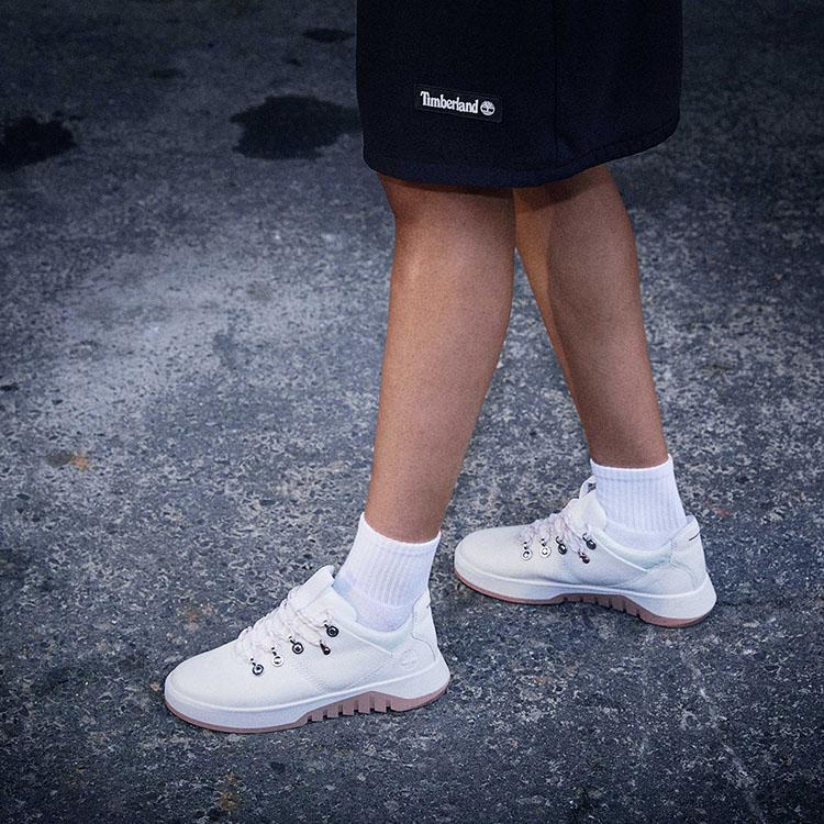 Timberland Supaway Ткань Синтетическая Кожа Амортизирующая Нескользящая Прочная Низкая Верхняя Уличная Функциональная Обувь Женская Обувь Белый A2G8JW
