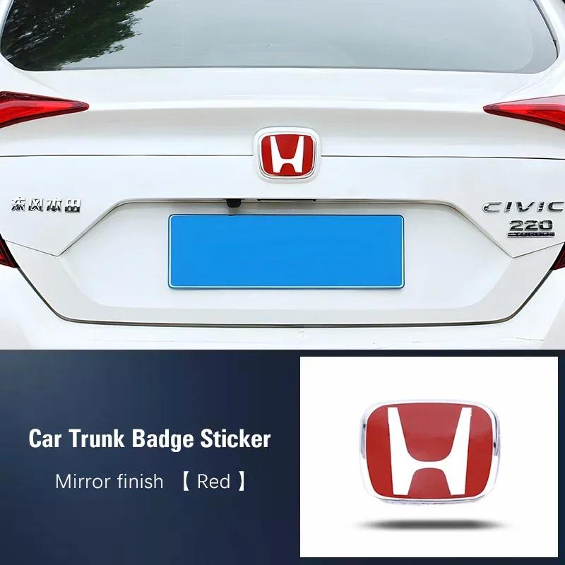 Автомобильные наклейки с логотипом на переднюю и заднюю часть, наклейка на руль для Honda Civic Accord CRV 10-го 11-го поколений Civic 8-10-го поколений Accord