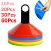 20/50Pcs Cone Set Soccer Training Sign Dish Soccer Training Pro Agility Discs Dish Adult Kid Football Training Equipment Football Training Equipment