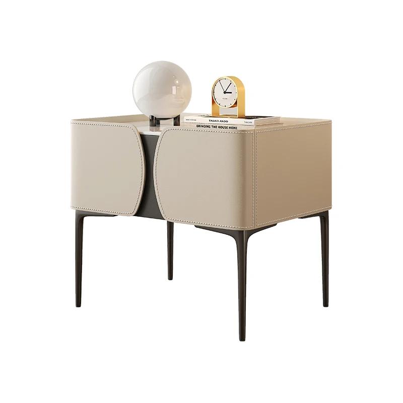 Luxury Simple Bedside Table Creative Modern Simple Unique Nightstands Minimalist Nordic Mesita De Noche Bedroom Furniture