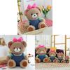 Cartoon Bear Fifi Bow Teddy Plush Toy Cute Children Girls Holiday Gift Doll