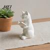 Милая Фигурка Кота 3D Печатная Читающая Фигурка, Декоративное Украшение с Утяжеленным Противоскользящим Основанием, Скульптура Интеллектуальная Статуэтка Очки для
