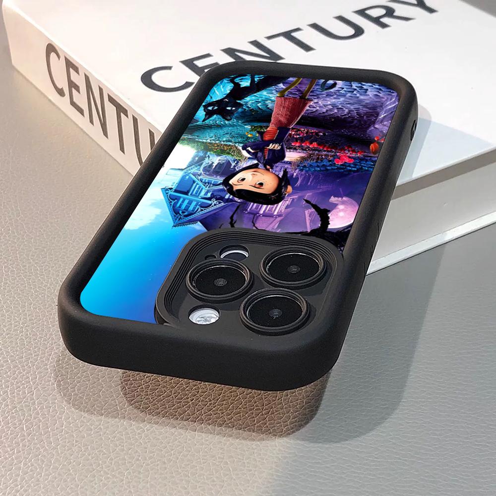 Аниме C- Коралина Чехол для телефона для iphone 17 16 Air 15 14 13 11 12 Pro Max Plus мягкий чехол