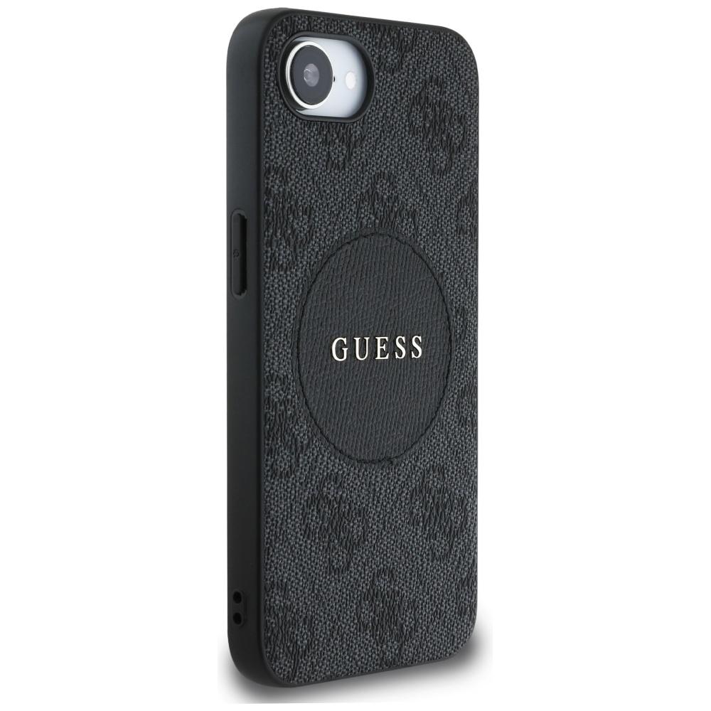 Etui do iPhone 16e Guess 4G Classic MagSafe Czarne