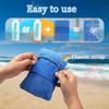 Outdoor Beach Sand Removal Bag Sand Remover For Sand Removal Beach Holiday Camping Remove Sand Dust Towel Scrubby Towel