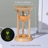1PCS 3/5/10/15/30 Minutes Wooden Hourglass Timer Home Living Room Desktop Decoration Children Birthday Gift Portable Sand Clock2