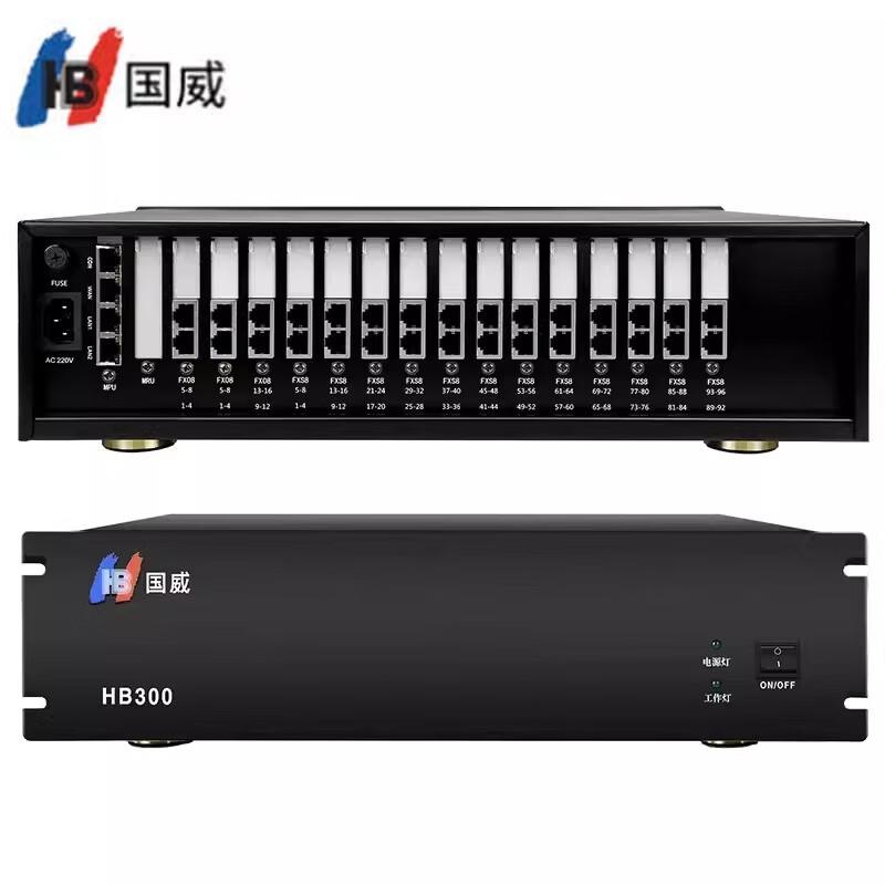 Guowei 1U Rackmount SIP to Analog FXS Voice Gateway (CN version)