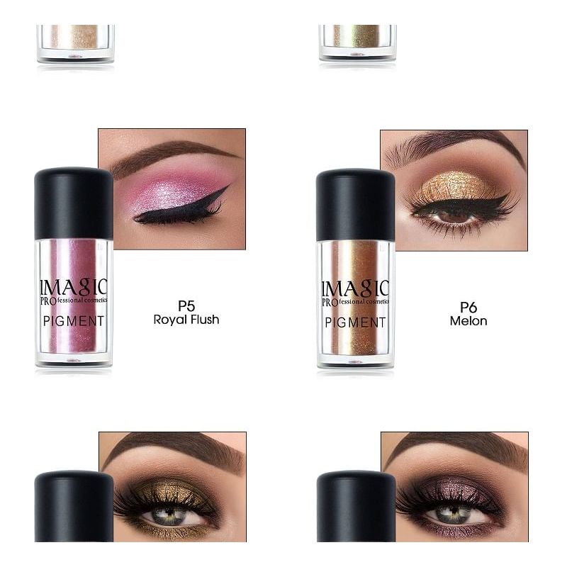 IMAGIC - Рассыпчатые пигментные тени для век - 9 цветов