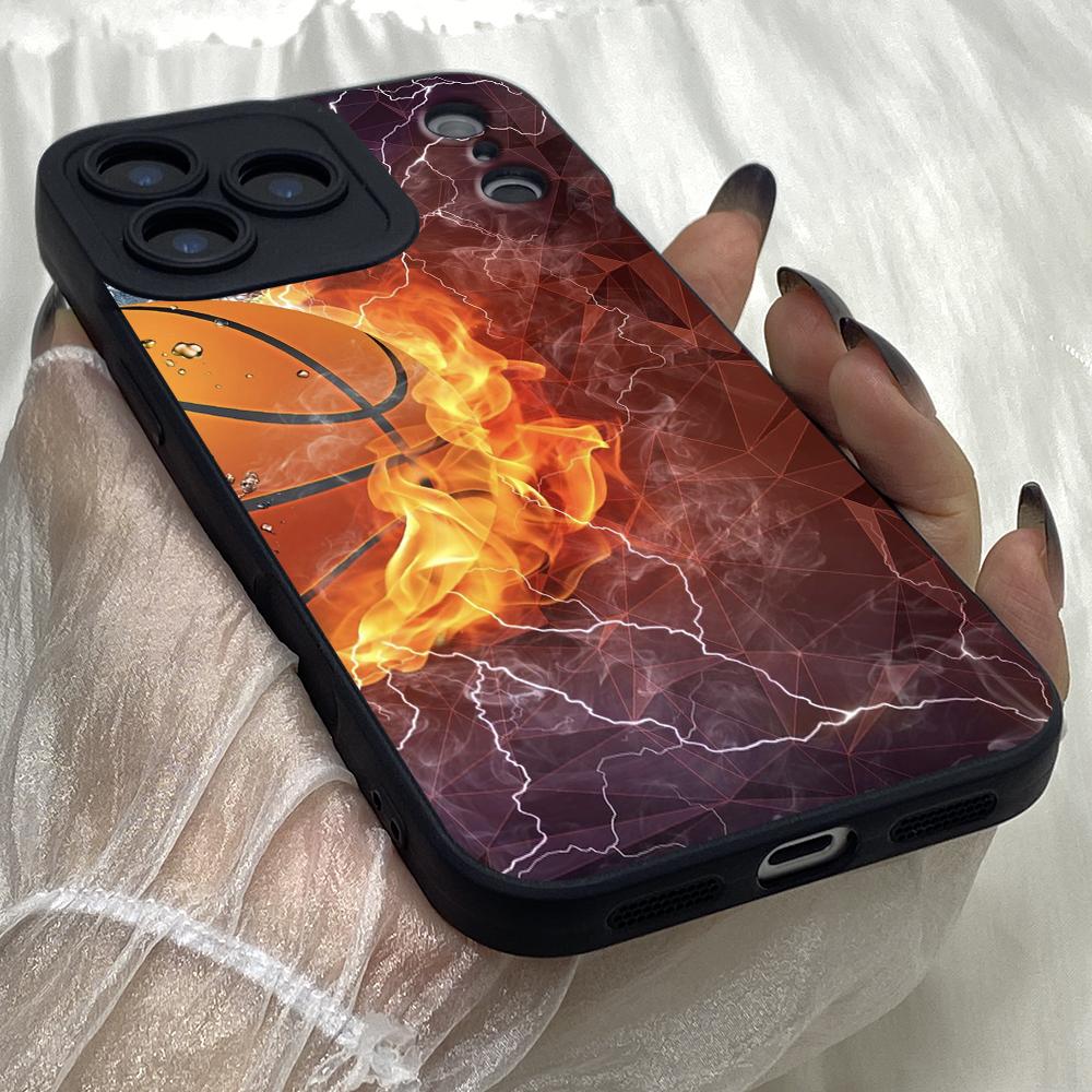 M427 Basketball Art Design Angel Eyes Soft Phone Case for iPhone Samsung Galaxy Xiaomi Rdemi Huawei Honor Infinix Realme OPPO Vivo All Model TPU Case