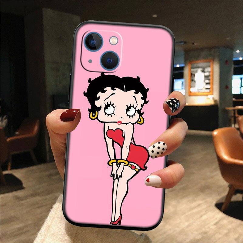TR6 B-Bettys Art B-Boops Новый высококачественный чехол-ракушка для телефона Redmi Note 13 14 Pro+ Plus A3 A3X 13X 13C 13R 14S 14C 14R